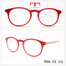 Latest Fashion Round Frame and Colorful Temple Ladies Reading Glasses (WRP507257)